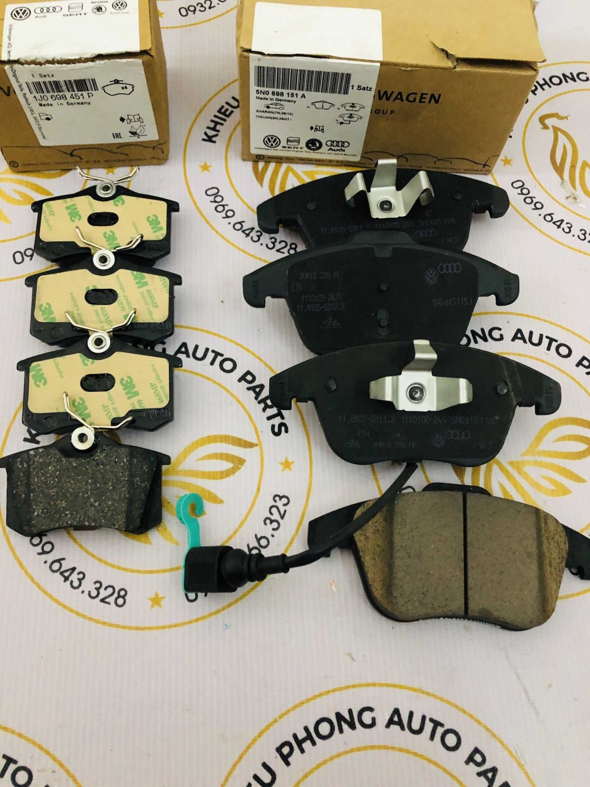 5K0698151, 1K0698451J, má phanh trước sau Audi A1 5K0 698 151, 1K0 698 ...